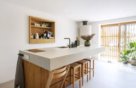 Mikrocement konyha hátfal szett