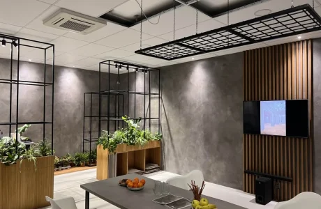 Dekorbeton, mikrocement beton fal