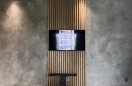 Dekorbeton, mikrocement beton fal