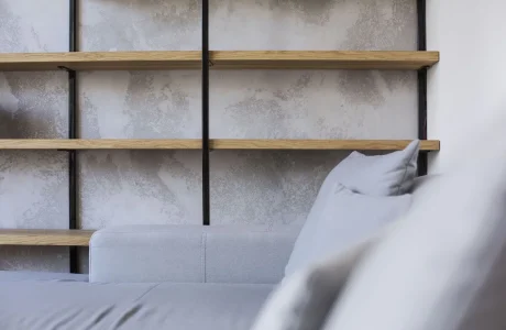 Dekorbeton, mikrocement beton fal