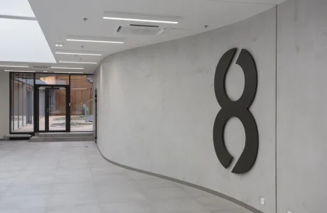 Dekorbeton, mikrocement beton fal