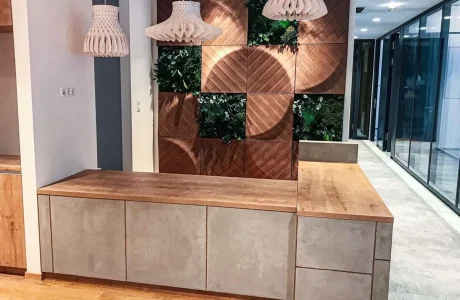 Beton recepcióspult